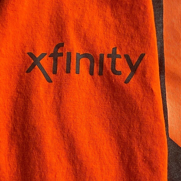 SF Giants Shirt Adult Medium Orange Gray Raglan Baseball MLB 2010 - Picture 6 of 12